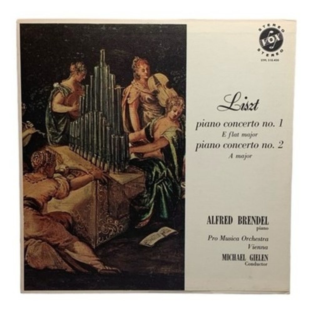Liszt Piano Concertos No.1 & No.2 LP Alfred Brendel VOX STPL 510.420 VG+